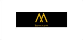 By M logo