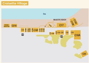 Map of Croisette Village