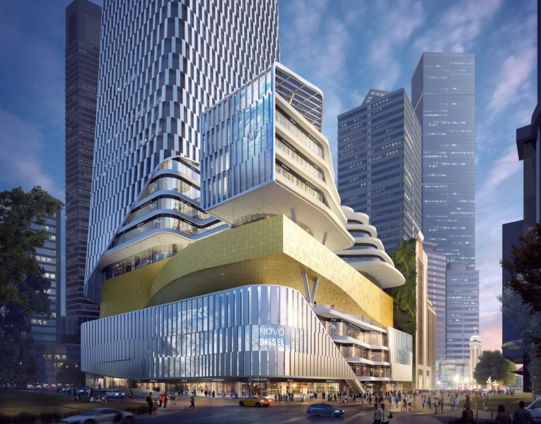 Chongqing Xinhua Bookstore Group Jiefangbei Book City Mixed-use Project