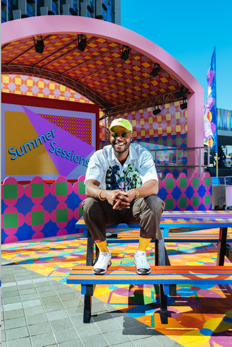Artist Yinka Ilori bringing colour to Greenwich Peninsula this summer